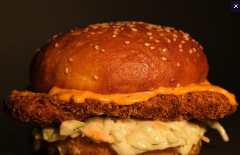 Acılı Chicken  Burger